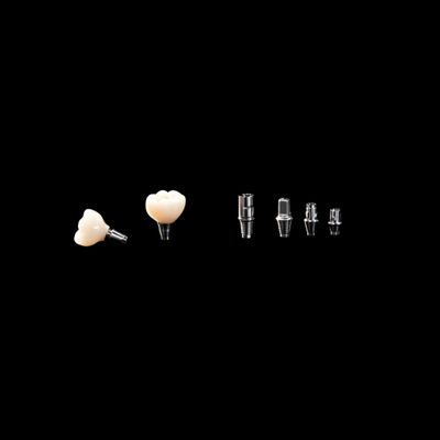 شراء تاج زرع معدني جسر الزركونيا الطبيعية تاج كامل الحجم مع قاعدة من التيتانيوم online manufacture